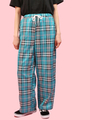 WC/タータンチェックイージーパンツ