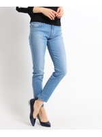 [S]ストレッチデニムミディパンツ/ブルー(492)