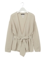 waist mark cardigan/WHITE