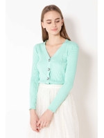 アンジェリカリブカーディガン◆/MINT(130)