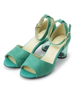 クリアヒールサンダル/ラズベリーピンク(773)