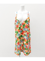 【Sandie anap】トロピカルキャミワンピース/ベージュ(005)