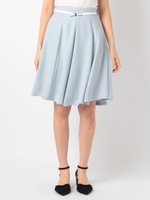 ベルト付き８枚ハギスカート/ライトグリーン