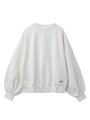 【WEB限定】BIG SLEEVE SWEAT TOP EC/ホワイト