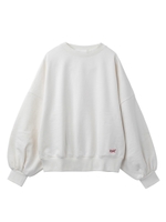 【WEB限定】BIG SLEEVE SWEAT TOP EC/ホワイト