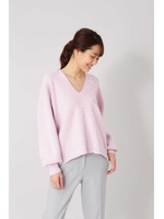 抜け衿フォルムニット/ラベンダー1(081)