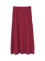 Aラインロングスカート/レッド