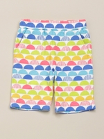 セミサークルプリント5分丈パンツベビー(notsobig)/ネイビー