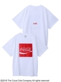 COCA-COLA BY X-GIRL SATIN PATCH S/S BIG TEE/ブラック