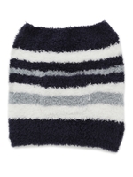 【GELATO PIQUE HOMME】’ジェラート’ランダムボーダーウエストウォーマー/NVY