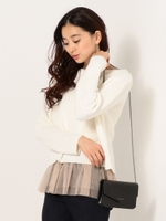 〓JC アゼニット×ラメチュールキャミ/OFF WHITE