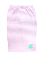 【UNDER ANAP】ギンガムチェック『UANP』ロゴペンシルスカート（別売りSETUP）/ラベンダー(023)