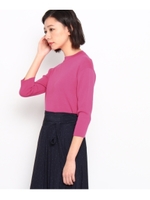 コットンシルクニット/ラズベリーピンク(073)