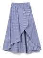 ASYMMETRIC SKIRT/ブルー