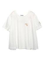 EMBRIDERD S/S TOP/ホワイト