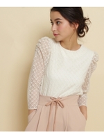 Supreme.La.La. 幾何レースシャツ/オフホワイト(003)