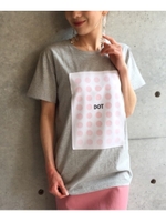 THE ART OF SCRIBBLE ドットロゴTシャツ/グレー(112)