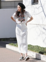 【Ca】THE GALESロゴTee/O.WHT