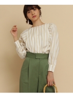 【GISELE 3月号掲載】ボリュームスリーブブラウス/オフホワイト(305)