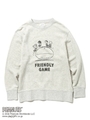【PEANUTS】HOMMEスウェットプルオーバー/GRY