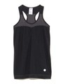 【asics】W'Sシームレスタンク/BLK