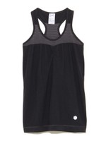 【asics】W'Sシームレスタンク/BLK