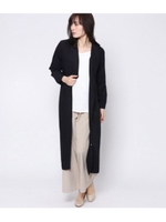 オープンカラーシャツワンピース/ブラック(027)