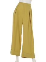 クロップドタックPT/YEL