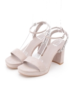 バックストラップビジューサンダル/GREGE