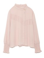 フロントピンタックブラウス/PNK