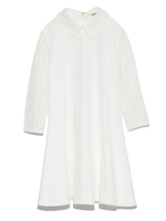 ホワイトカラーレースワンピース/WHT