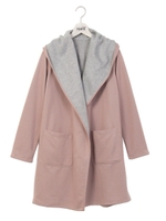 リバーシブルノーカラーガウン/ネイビー