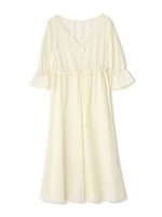 レーシーガウンドレス/ホワイト(030)