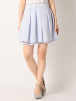 女の子タックスカート/ライトブルー
