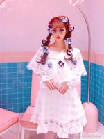 HS pansy tulle O/P/ホワイト