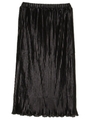 ・・ラメプリーツスカート/ブラック