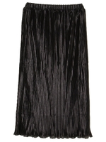 ・・ラメプリーツスカート/ブラック