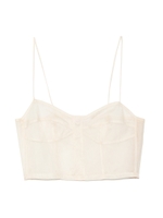 【emmi atelier】オーガンジービスチェ/IVR