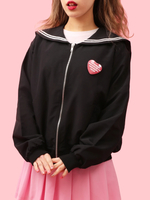 WC/缶バッジセーラーブルゾン