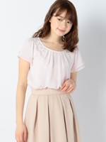 キレイバルーンカバーブラウス/ベビーピンク