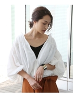 バルーンジップジャケット/ホワイト(001)