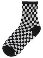 WEGO/底パイル混リブチェッカーソックス