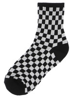 WEGO/底パイル混リブチェッカーソックス