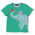 【30%OFF】ぞうさんプリントＴシャツ