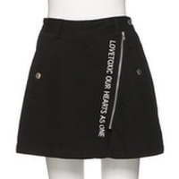 斜めファスナー台形ツイルスカパン