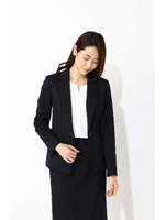 〈ウォッシャブル〉2／80TWストレッチセットアップ ジャケット/ネイビーストライプ1(121)