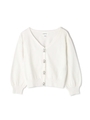 パフカーディガン/ホワイト(030)