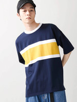 WEGO/ラガーボーダーTシャツ