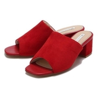 【50%OFF】【LIEN】スクエアトゥミュールサンダル