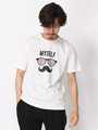 WEGO/マスタッシュモチーフプリントTシャツ
